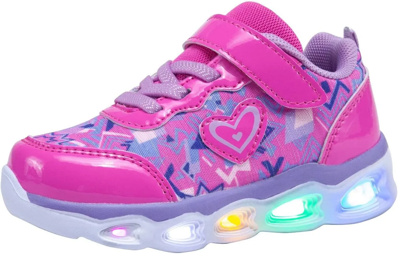Kids Led Shoes Toddler Girls Fashion Light Up Sneaker