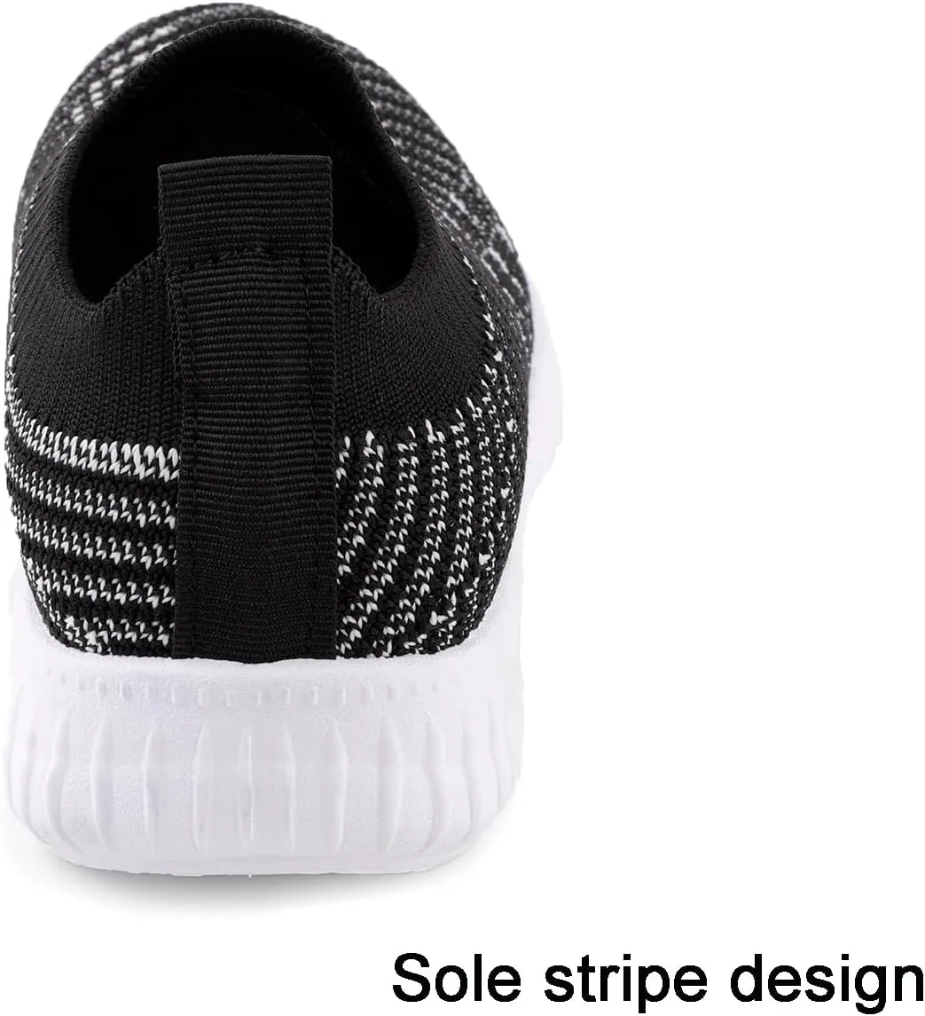 Kids Sneakers Girls' Sneakers Breathable Mesh Slip on Walking Shoes for Boys and Girls