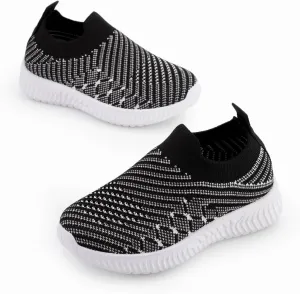 Kids Sneakers Girls' Sneakers Breathable Mesh Slip on Walking Shoes for Boys and Girls