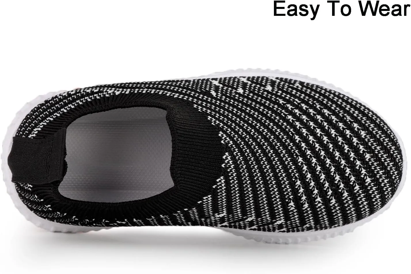 Kids Sneakers Girls' Sneakers Breathable Mesh Slip on Walking Shoes for Boys and Girls