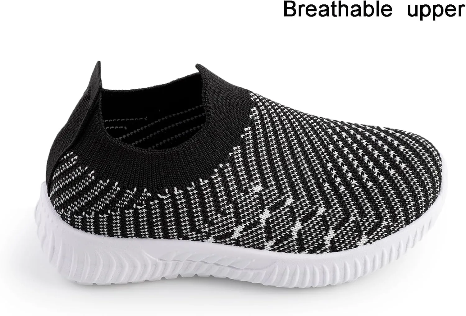 Kids Sneakers Girls' Sneakers Breathable Mesh Slip on Walking Shoes for Boys and Girls