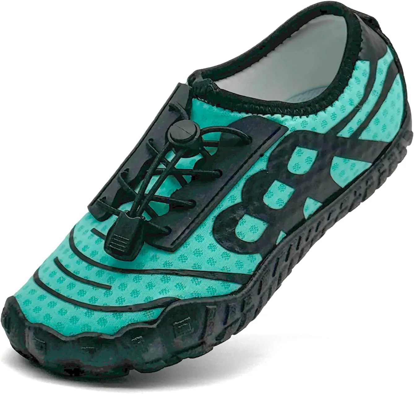 Kids Water Shoes Boys Girls Quick-Dry Beach Lightweight Toddler Barefoot Shoes Slip On Soft Walking Sneakers for Swim Beach Pool Black