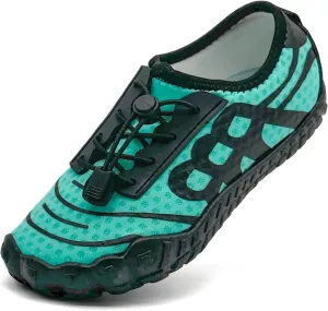Kids Water Shoes Boys Girls Quick-Dry Beach Lightweight Toddler Barefoot Shoes Slip On Soft Walking Sneakers for Swim Beach Pool Black