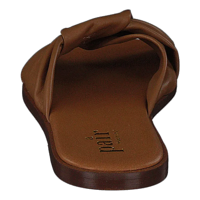 Knot Soft Sandal Cognac