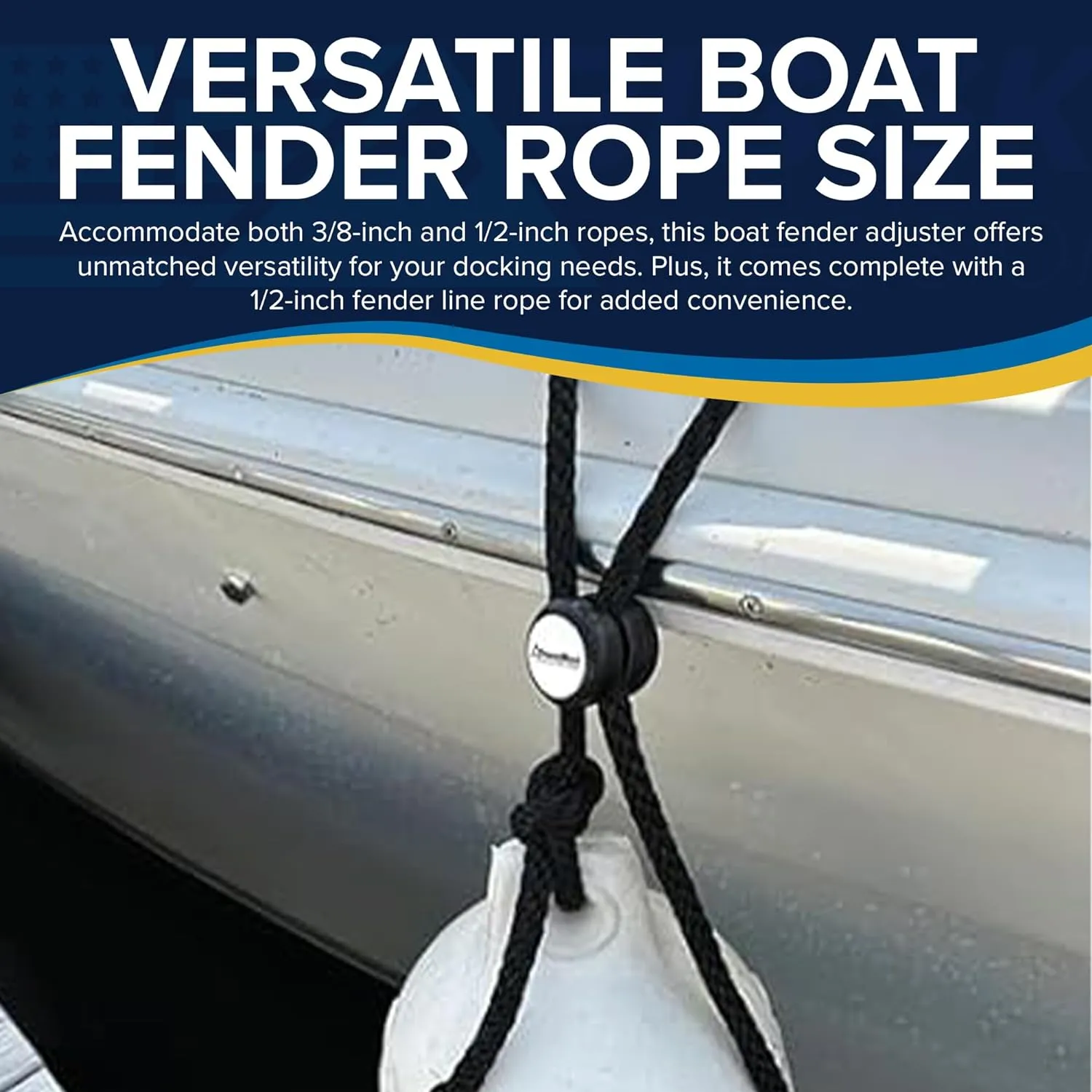 KnotBot Boat Fender Rope Adjuster