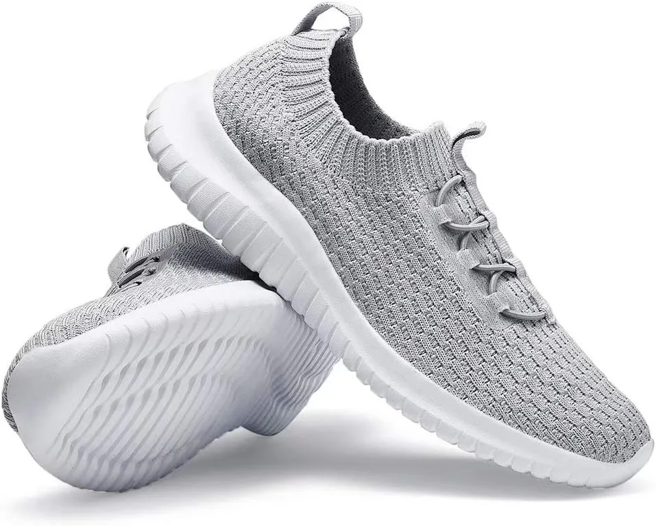 konhill Women's Comfortable Walking Shoes - Tennis Athletic Casual Slip on Sneakers