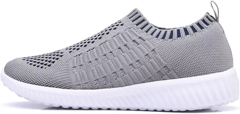 konhill Women's Lightweight Walking Shoes Breathable Slip On Tennis Sneakers Casual Mesh Workout Athletic