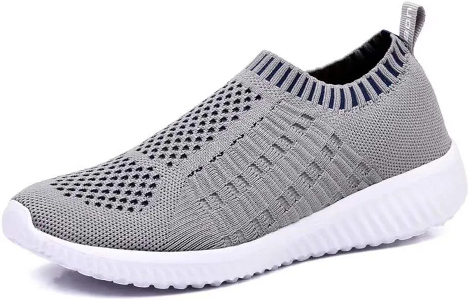 konhill Women's Lightweight Walking Shoes Breathable Slip On Tennis Sneakers Casual Mesh Workout Athletic