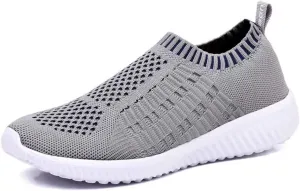 konhill Women's Lightweight Walking Shoes Breathable Slip On Tennis Sneakers Casual Mesh Workout Athletic