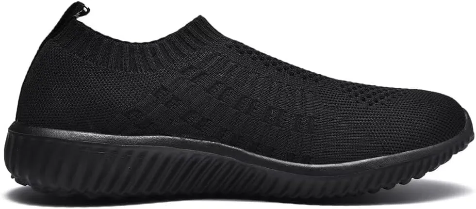 konhill Women's Slip On Walking Shoes Breathable Mesh Sneakers Work Casual Tennis Shoes