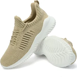 KPP Walking Shoes for Men Breathable Tennis Running Gym Sneakers Slip On Memory Foam Shoes