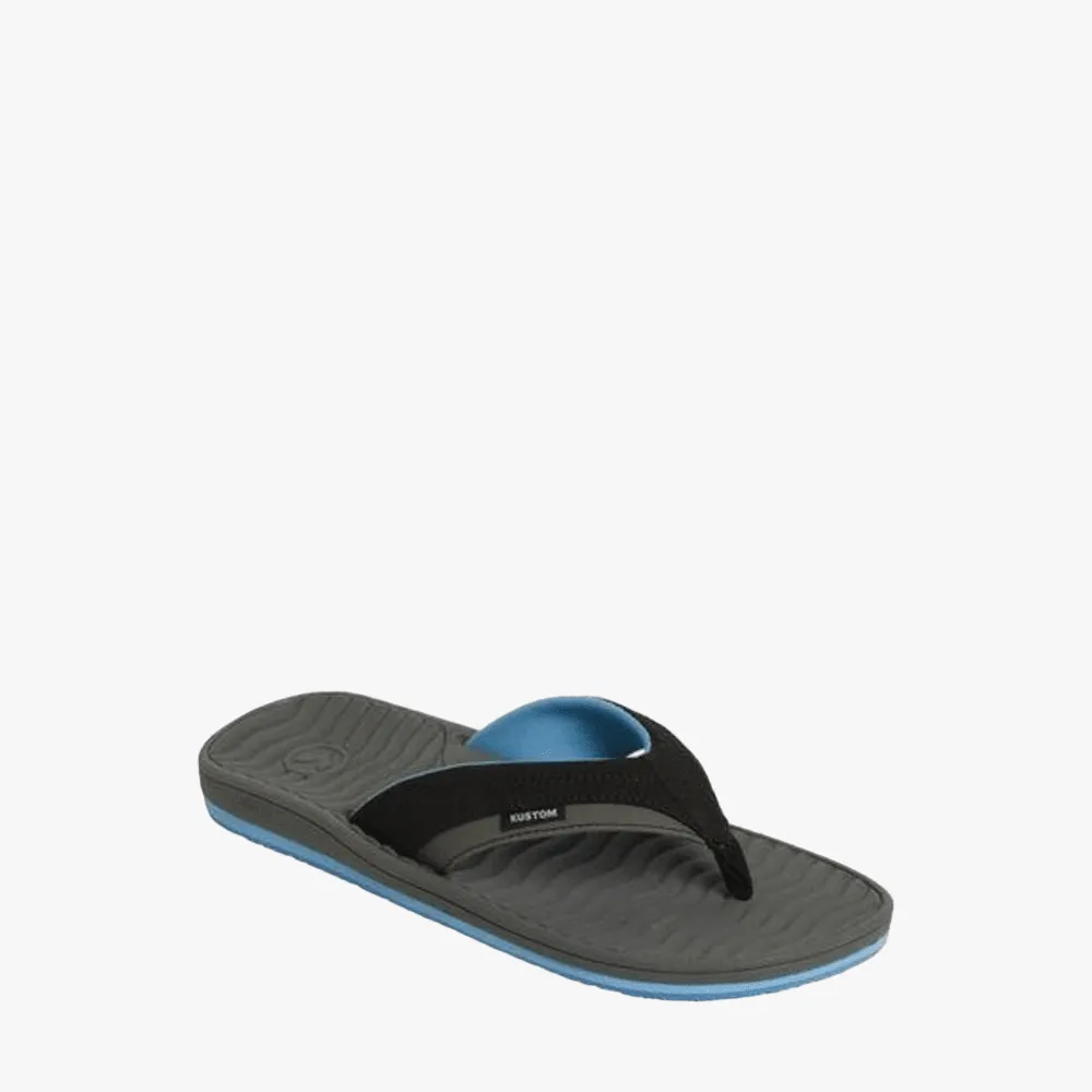 Kustom Mens Quest Sandal Charcoal Blue