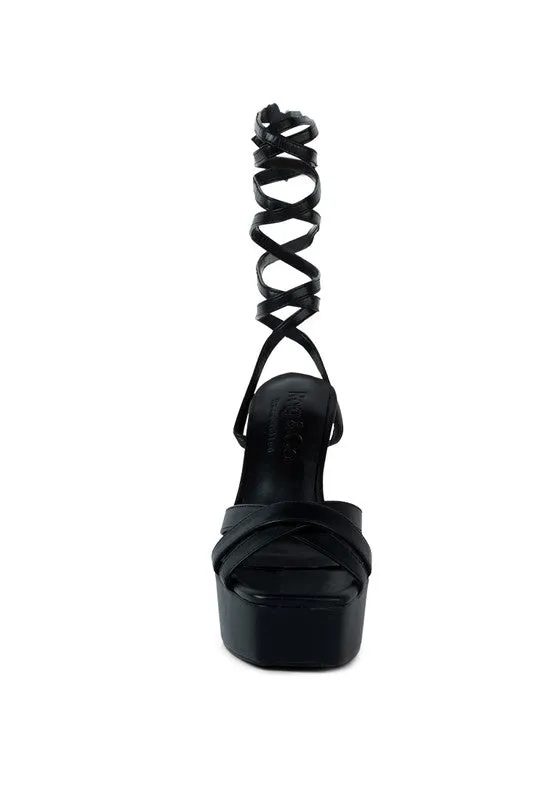 Lace Up Sandals