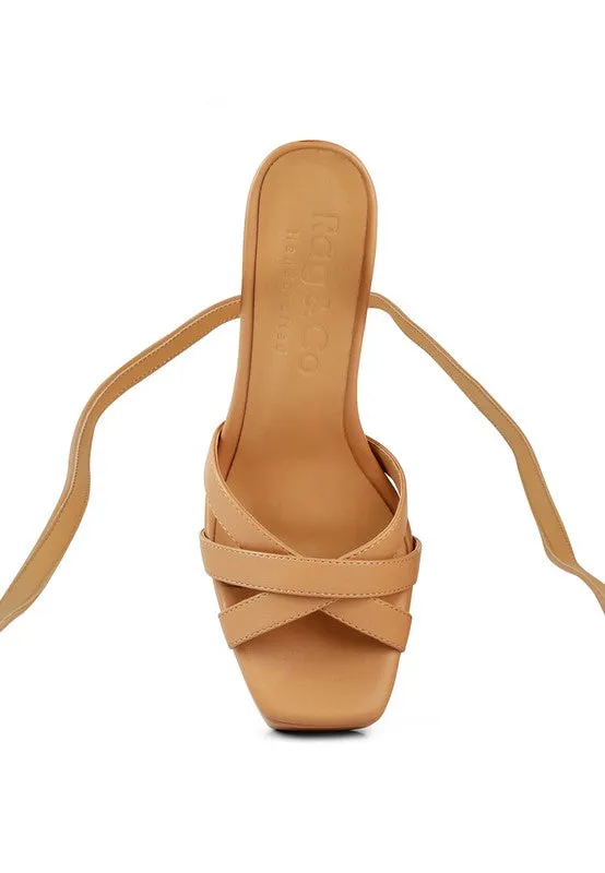 Lace Up Sandals