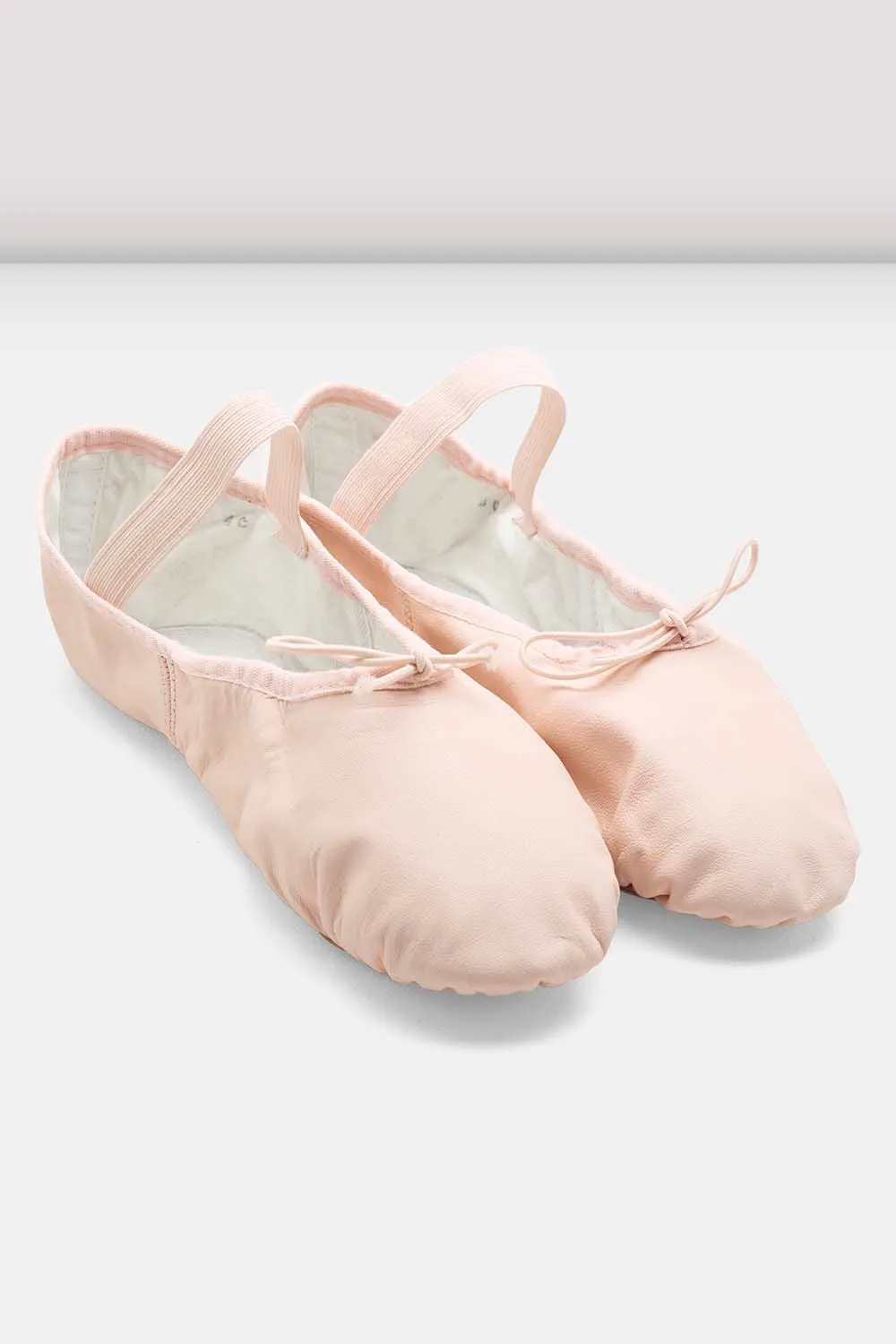 Ladies Dansoft Leather Ballet Shoes