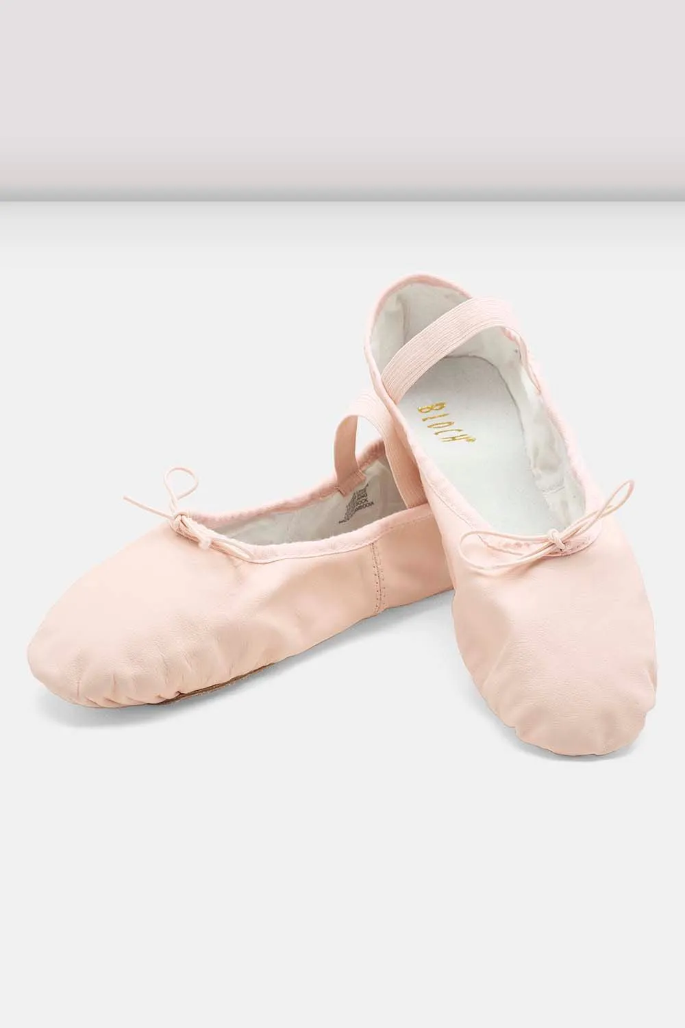Ladies Dansoft Leather Ballet Shoes