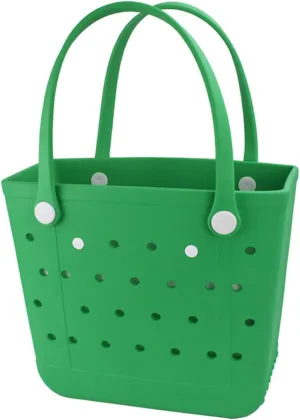 Large Beach Bag, Rubber Beach Tote Bag, Waterproof Washable Durable Open Beach Bag Tote for Beach Boat Pool Sports
