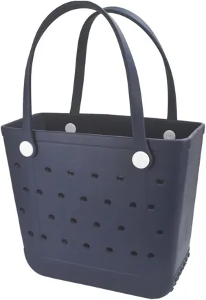 Large Beach Bag, Rubber Beach Tote Bag, Waterproof Washable Durable Open Beach Bag Tote for Beach Boat Pool Sports