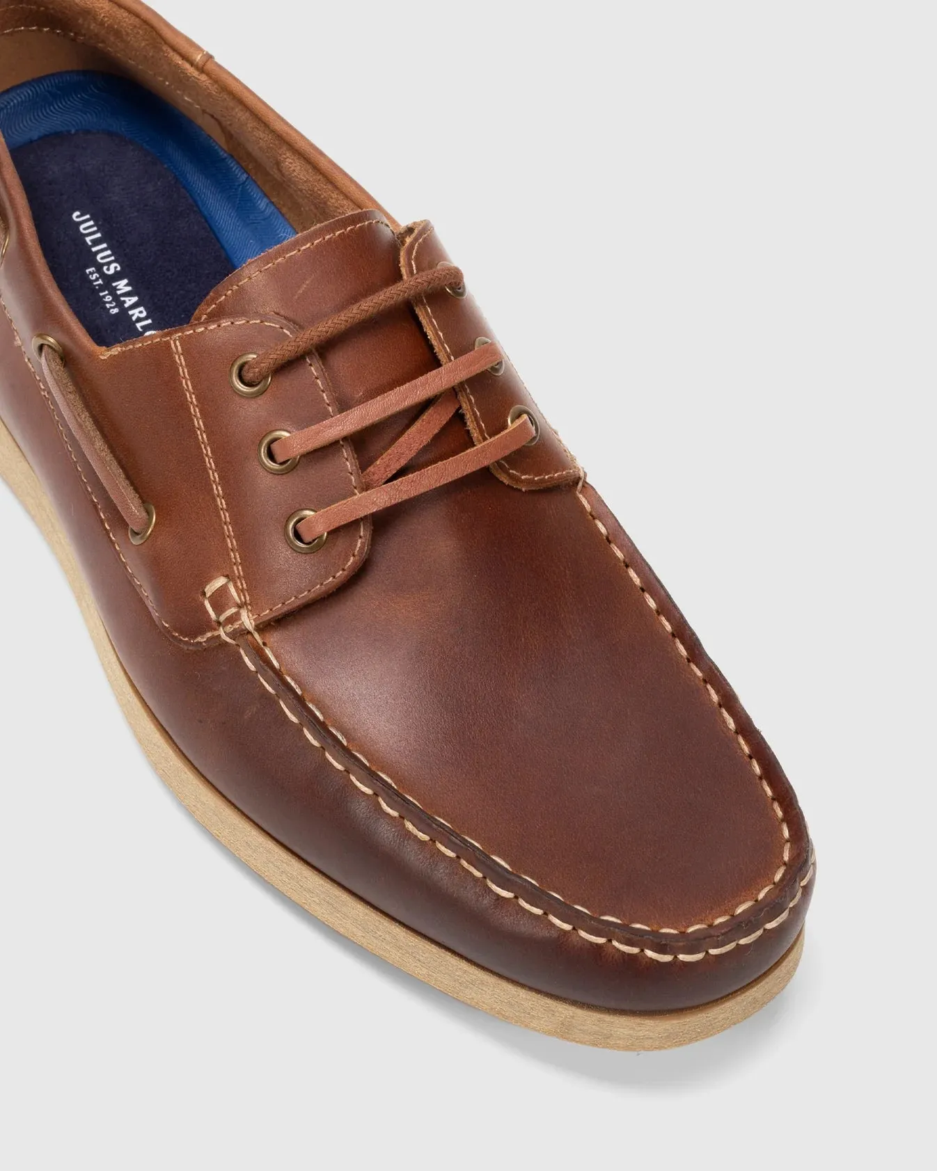 LAUNCH BOAT SHOE TAN