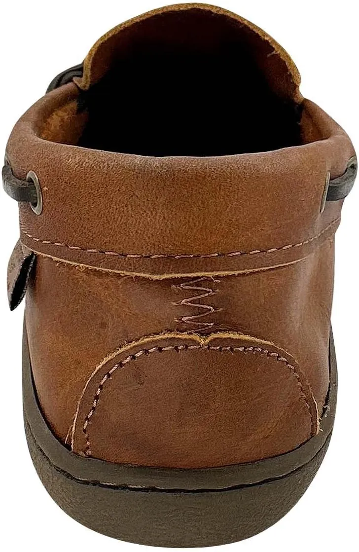 Laurentian Chief Men's Wide Leather Moccasin Shoes