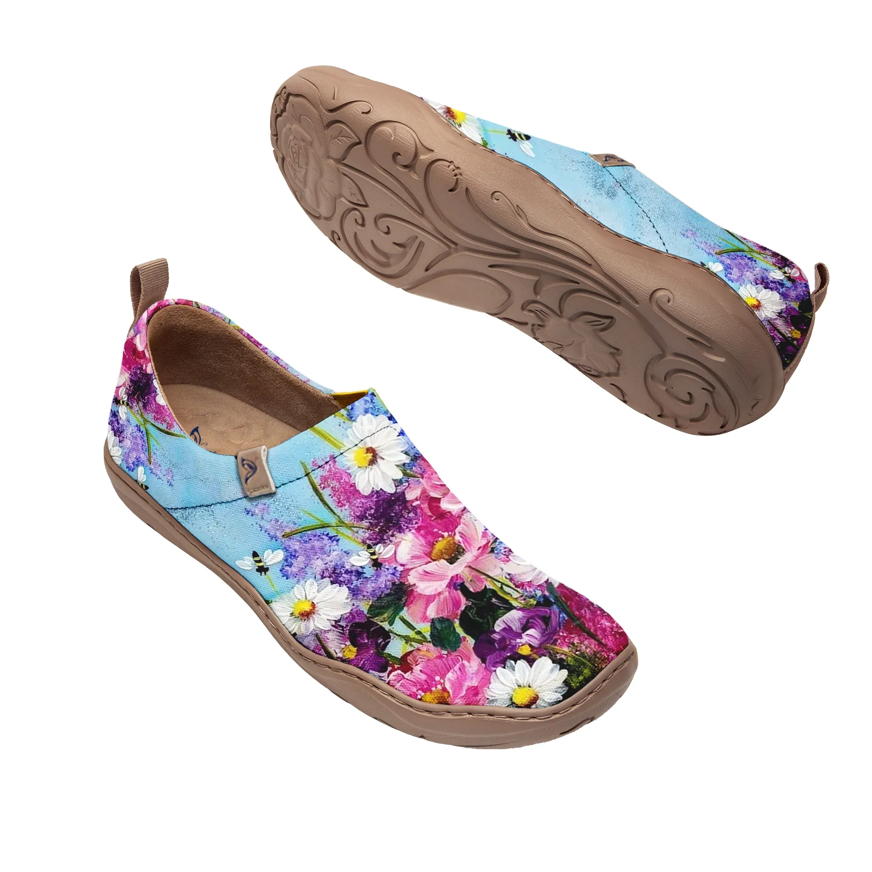 Lavender Daisies Slip-On