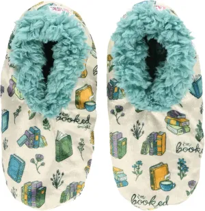 Lazy One Fuzzy Feet Slipper Socks for Women, Cute Fleece-Lined House Slippers, Cute Dog & Cat Design