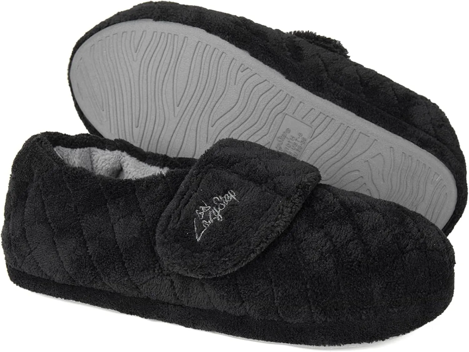 LazyStep Women's Nana Adjustable Slipper with Wide Widths