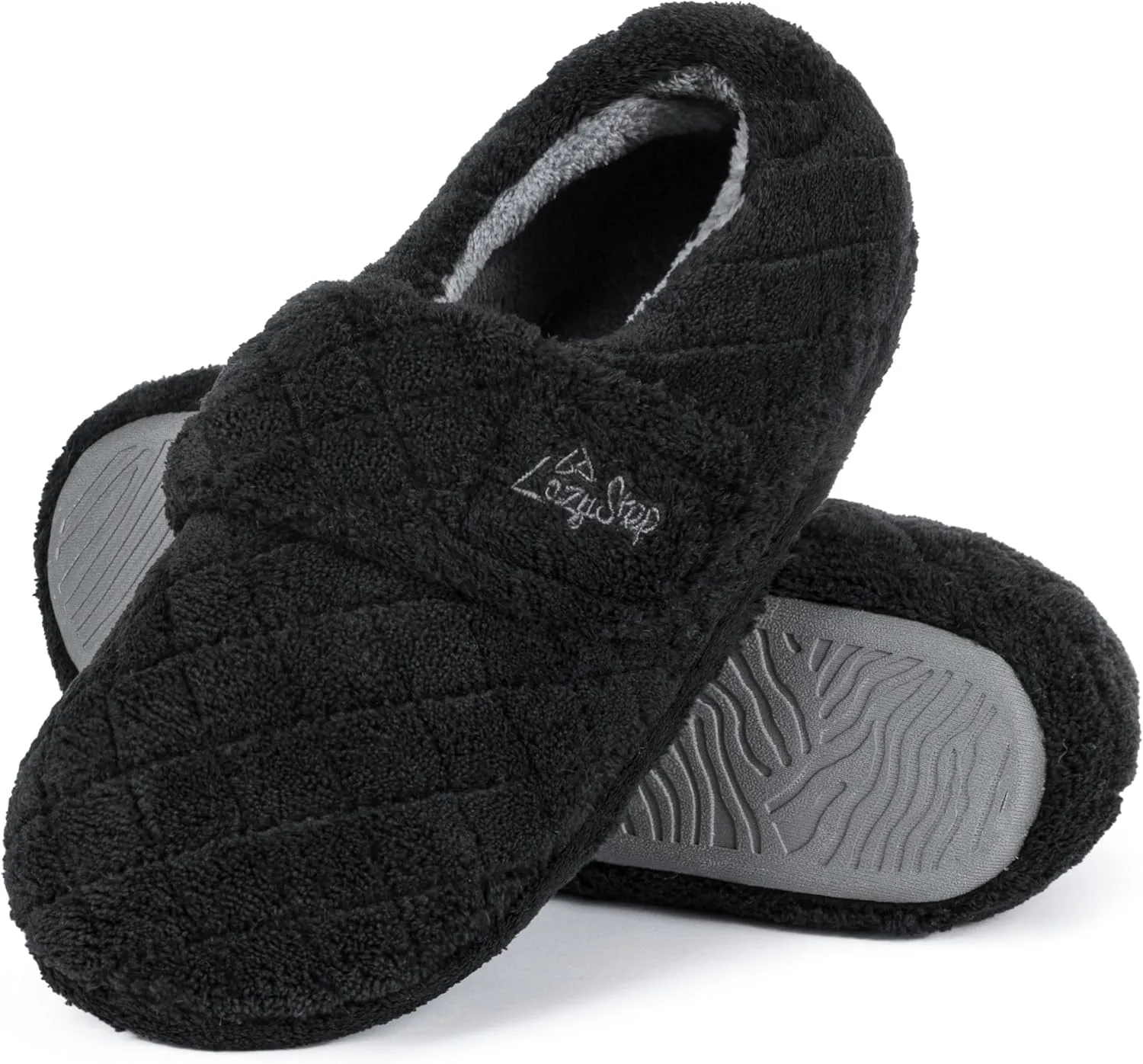 LazyStep Women's Nana Adjustable Slipper with Wide Widths