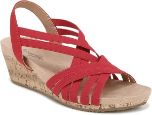 LifeStride Women's Mallory Strappy Wedge Sandal