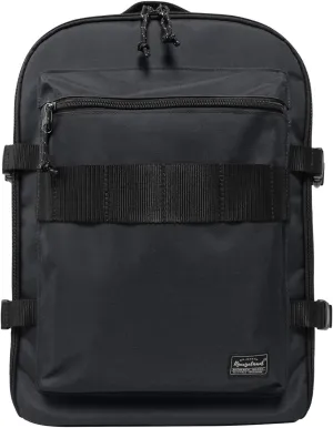 Lightweight Travel Backpack Hiking Daypack Laptop Bookbag, 17L Carry-on Personal Item Weekender Overnight Bag Unisex, All Black
