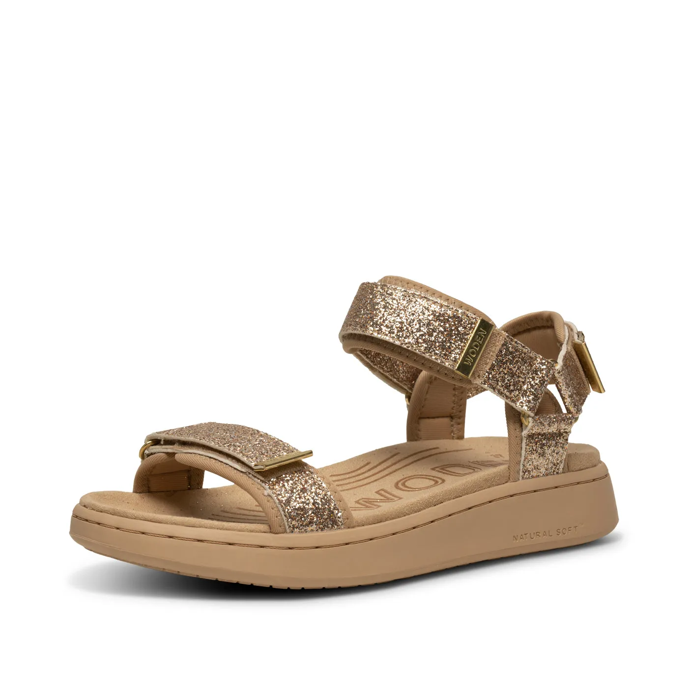 Line Glitter - Coffee Cream