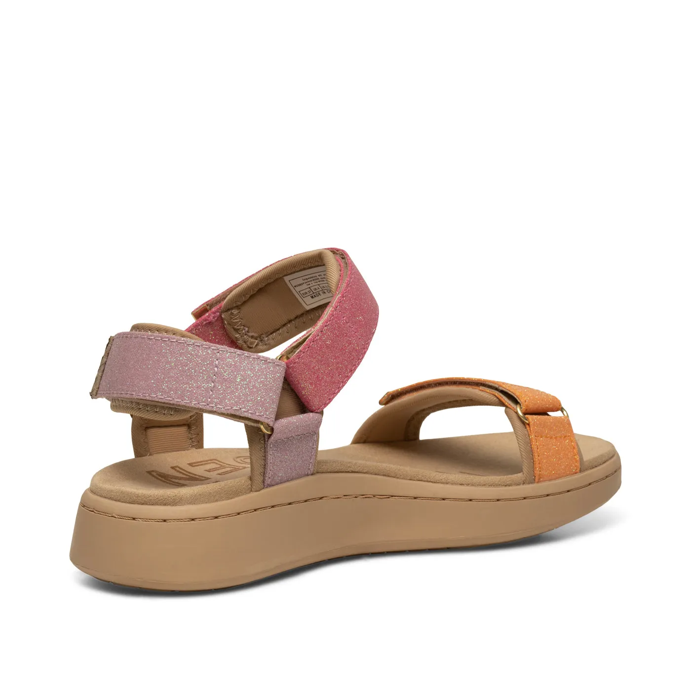 Line Glitter - Orange Multi