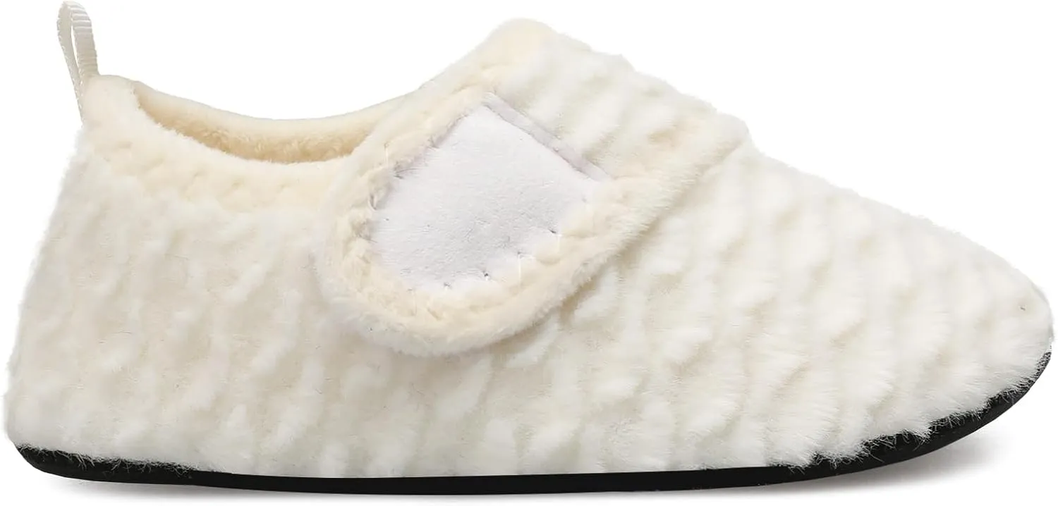 Lisdwde Kids Winter Indoor Household Shoes Toddler Boys Girls House Slippers Warm Socks for Baby