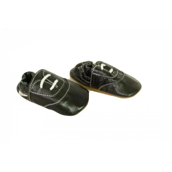 Litiquet Slip-on Soft Sole Infant Shoe-12-18 Months-Faux Dress Shoe Black