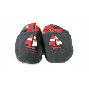 Litiquet Slip-on Soft Sole Infant Shoe-18-24 Months-Sail Boats Blue