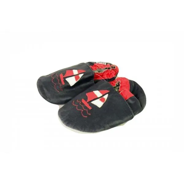 Litiquet Slip-on Soft Sole Infant Shoe-18-24 Months-Sail Boats Blue