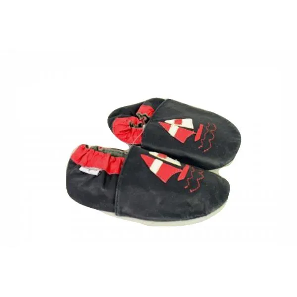 Litiquet Slip-on Soft Sole Infant Shoe-18-24 Months-Sail Boats Blue