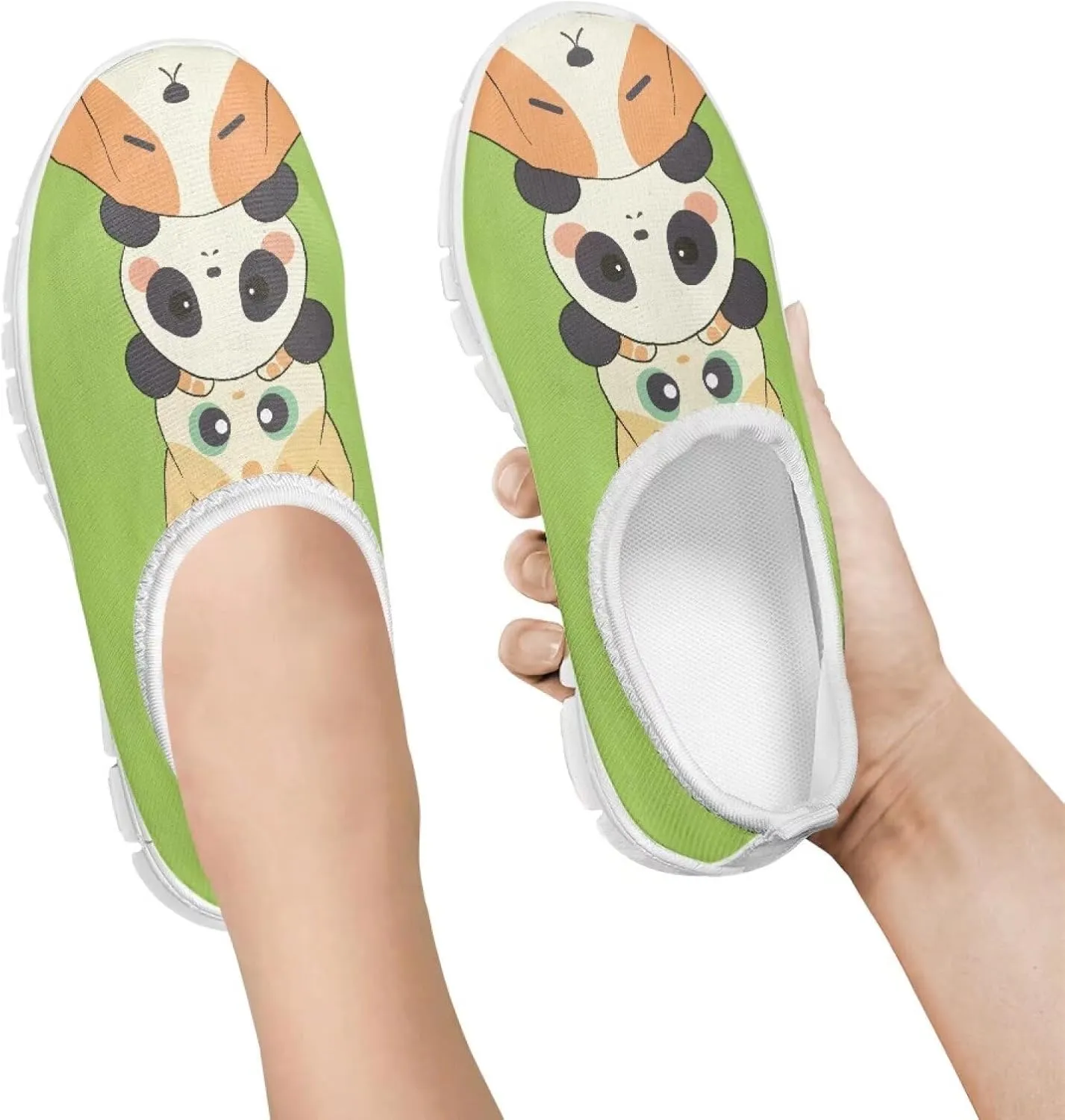 Little Kids Slip On Walking Shoes Breathable Athletic Fitness Shoe Light Elastic Sneakers for Indoor Outdoor Size 11-15 White Sole
