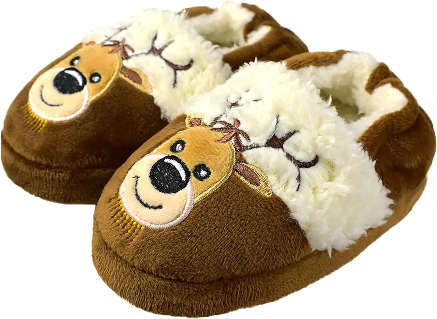 Little Kids/Girls Soft Warm Slippers Toddler Indoor Cute Slip-on Shoes