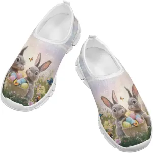 Little/Big Kids Slip On Tennis Shoes for School Girls Gym Shoes Fashion Casual Shoes