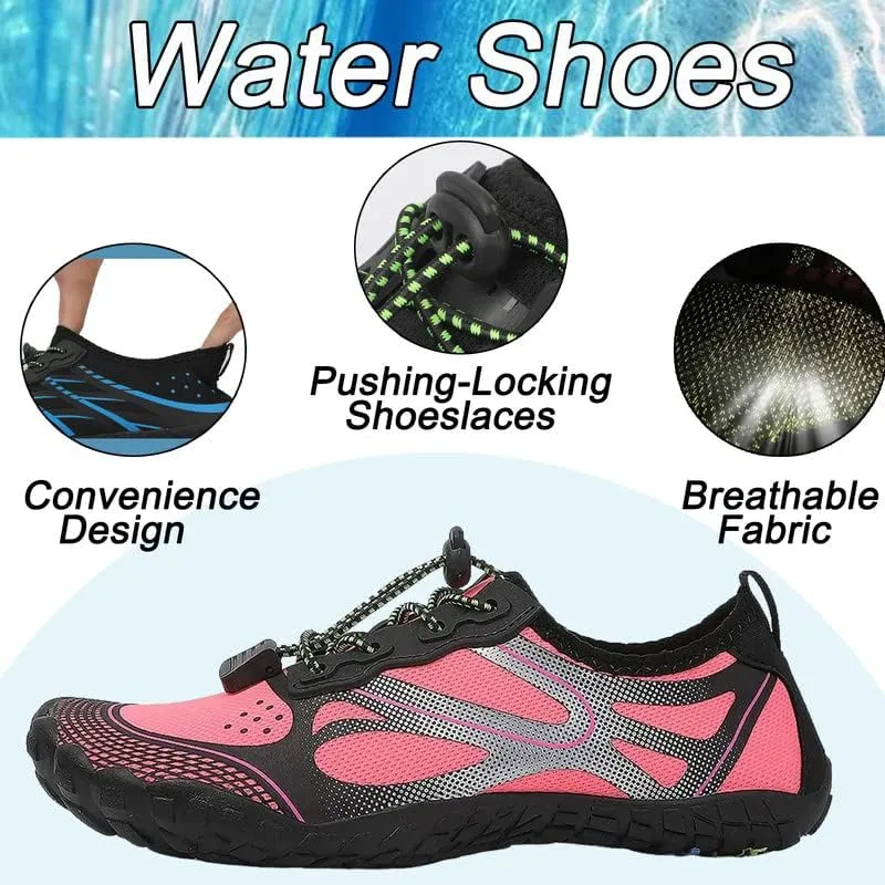 LIZRHA Water Shoes for Men and Women Quick Dry Aqua Swim Barefoot Shoes for Outdoor Fishing Beach Pool Boat Surfing Walking Water Park and Yoqa Activities