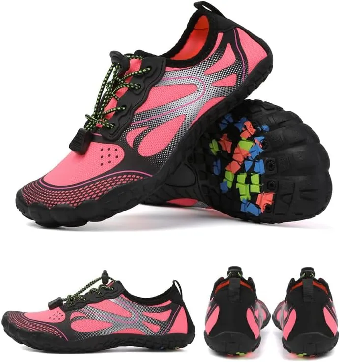 LIZRHA Water Shoes for Men and Women Quick Dry Aqua Swim Barefoot Shoes for Outdoor Fishing Beach Pool Boat Surfing Walking Water Park and Yoqa Activities