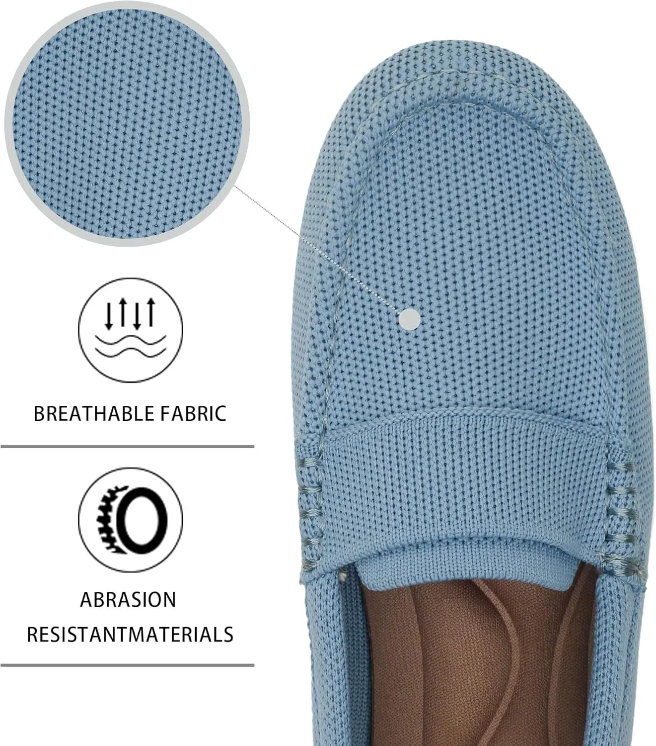 Loafers for Women Comfortable Breathable ShoeCasual Slip On Womens Driving Flats Shoes