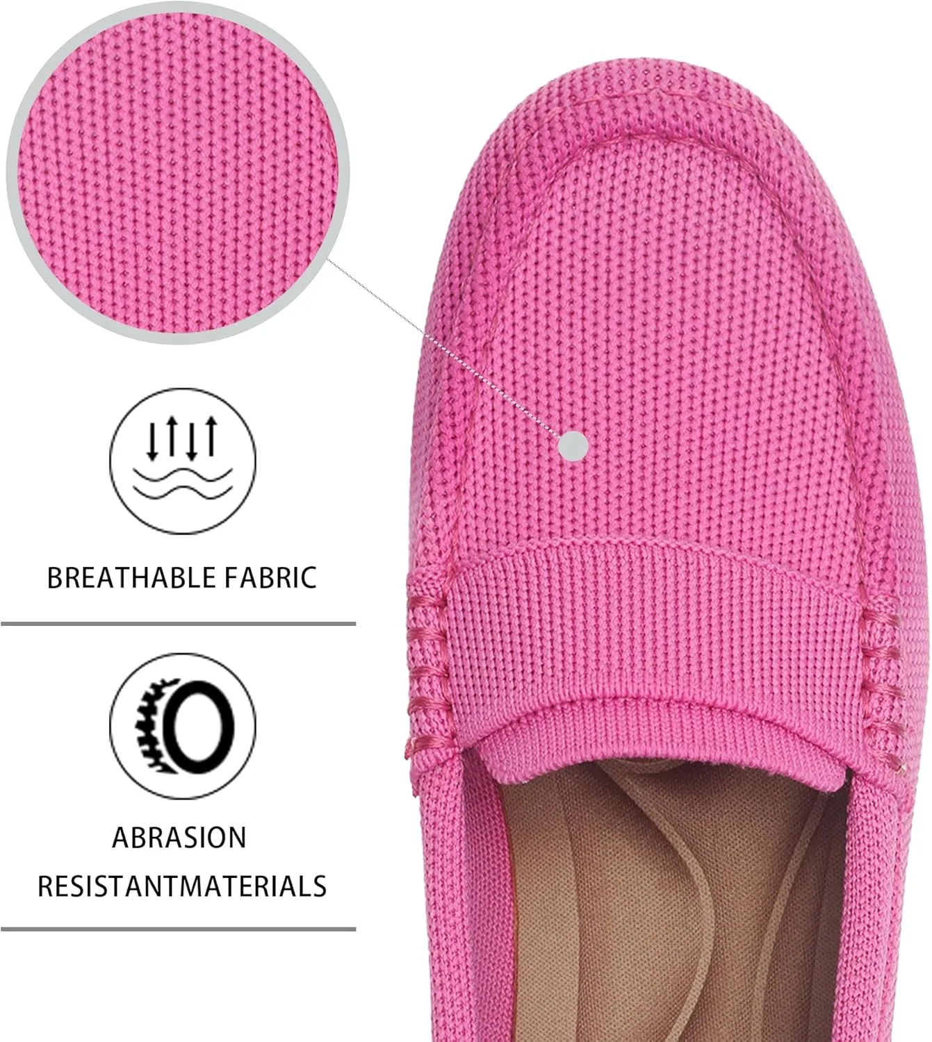 Loafers for Women Comfortable Breathable ShoeCasual Slip On Womens Driving Flats Shoes