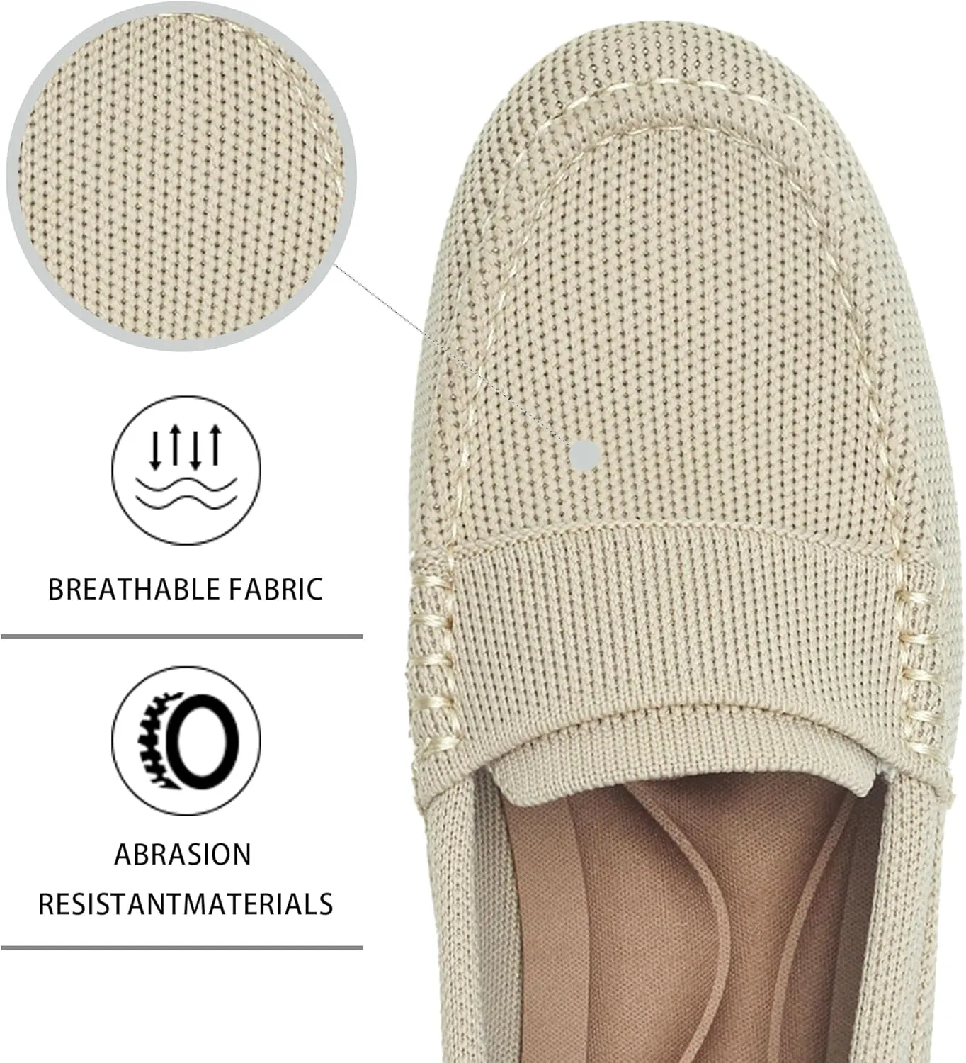 Loafers for Women Comfortable Breathable ShoeCasual Slip On Womens Driving Flats Shoes