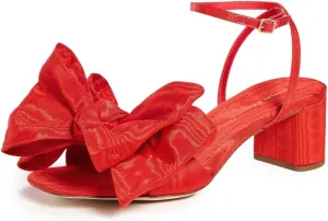 Loeffler Randall Women's Carmen Mid Heel Bow Sandals