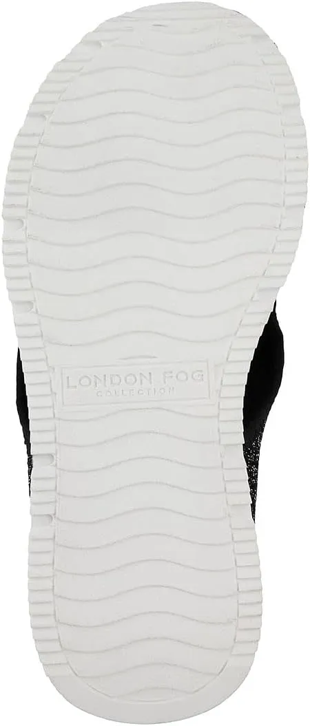 LONDON FOG Womens Noome Comfort Platform Sandal Stretch Fabric Comfort Womens Sandals