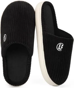 LongBay Women's Slippers Soft Comfy Memory Foam Slip-On Indoor House Shoes with Non-Slip Sole