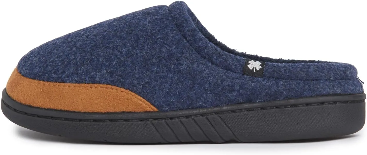 Lucky Brand Boy's Fleece Clog Micro Suede Tab Slippers – Comfortable and Cozy Footwear for Boys