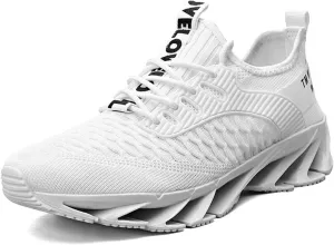 Luniva Shoes, Height Boosting Shoes for Men, Athletic Lightweight Breathable Running Walking Shoes Comfort Non Slip Breathable Knit Slip On Sneakers
